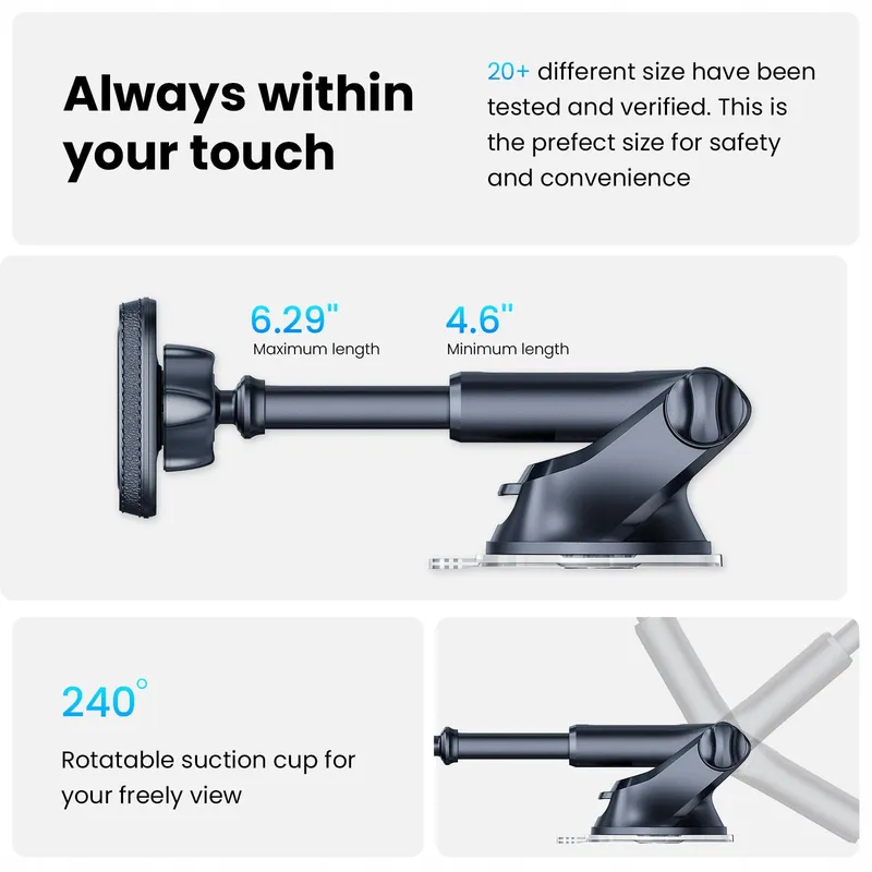 APPS2CAR Magnetische Universele Autohouder voor Telefoon — foto 4