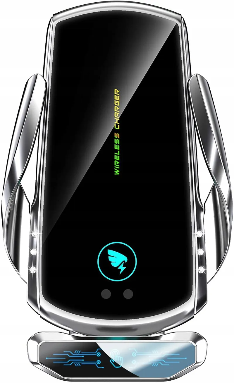 AMAZEFAN Draadloze Autolader 15W Qi voor iPhone Samsung Huawei — foto 1