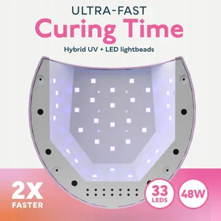 SUNUV SUN2C UV LED Nagellamp Timer Sensor Paars — miniatuur 3