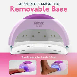 SUNUV SUN2C UV LED Nagellamp Timer Sensor Paars — miniatuur 6