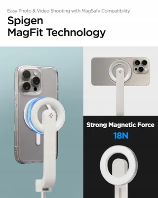 SPIGEN MagSafe Selfie Stick Bluetooth iPhone 16 15 Samsung S24 S23 — miniatuur 3