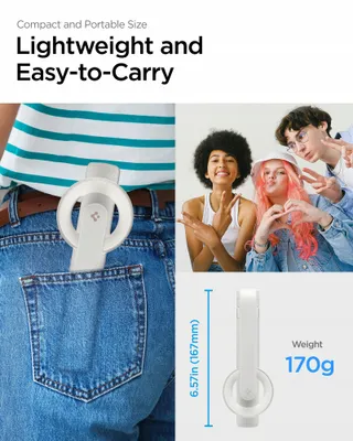 SPIGEN MagSafe Selfie Stick Bluetooth iPhone 16 15 Samsung S24 S23 — miniatuur 5