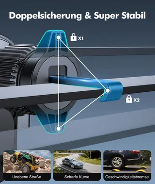 EOIWUY Autohouder Draadloze Oplader 15W Automatisch — miniatuur 5