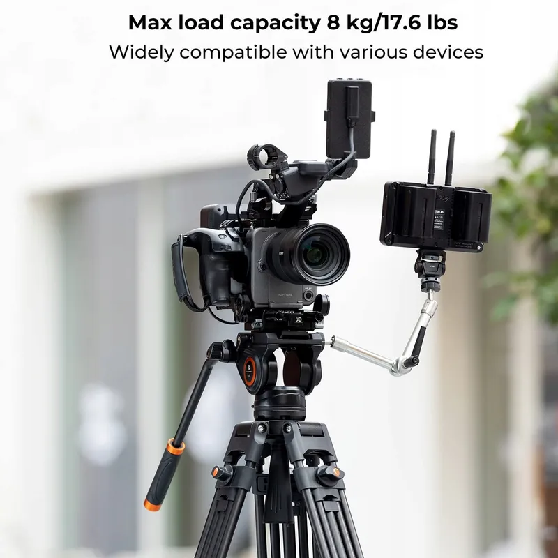 K&F CONCEPT Videostatief 360° Vloeistofkop 184cm DSLR Camera — foto 3
