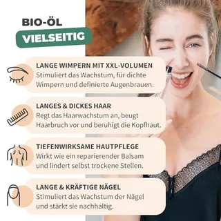 BIONOBLE Ricinusolie Bio 200ml Haar Wimpers Wenkbrauwen Nagels — miniatuur 3