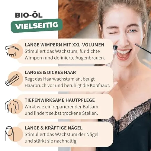 BIONOBLE Ricinusolie Bio 200ml Haar Wimpers Wenkbrauwen Nagels — foto 3