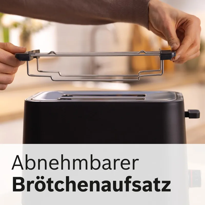 BOSCH MyMoment Compacte Broodrooster TAT3M123 800W Zwart Ontdooien — foto 5