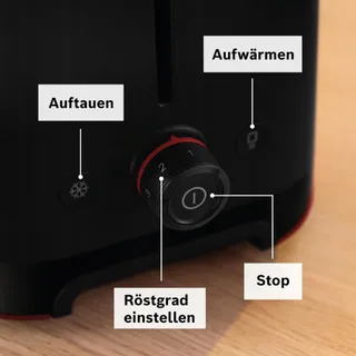 BOSCH MyMoment Compacte Broodrooster TAT3M123 800W Zwart Ontdooien — miniatuur 6