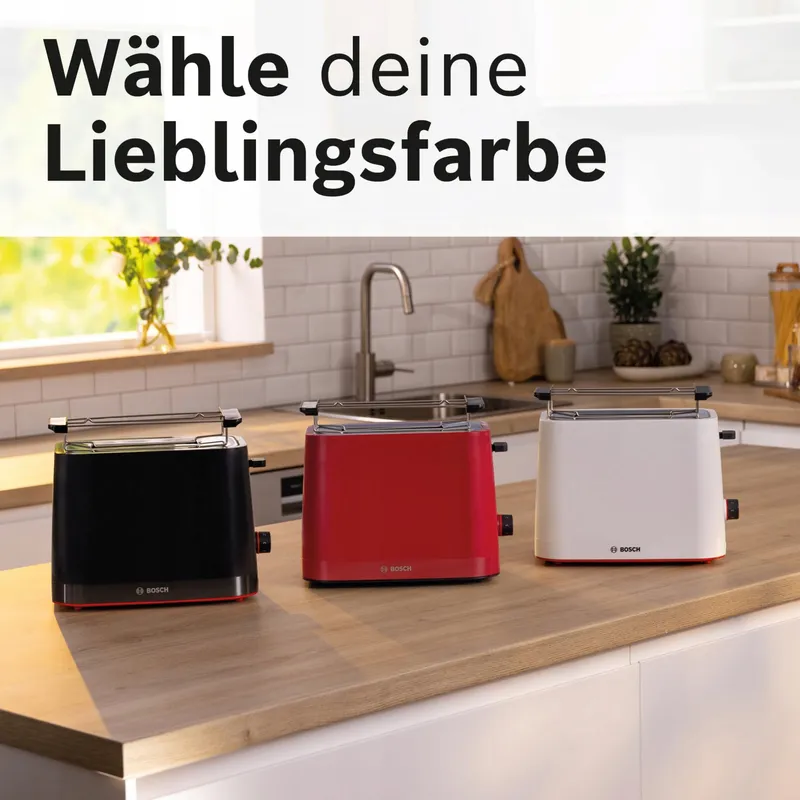 BOSCH MyMoment Compacte Broodrooster TAT3M123 800W Zwart Ontdooien — foto 7