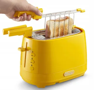 DE LONGHI CTLAP2203 Broodrooster met Tang 550W Geel — miniatuur 3