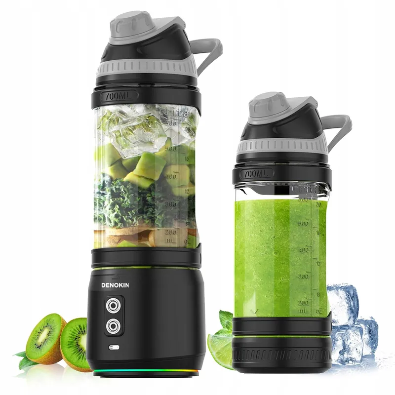 DENOKIN Draagbare Blender 700ml Smoothie Maker 6 Messen BPA-vrij — foto 1