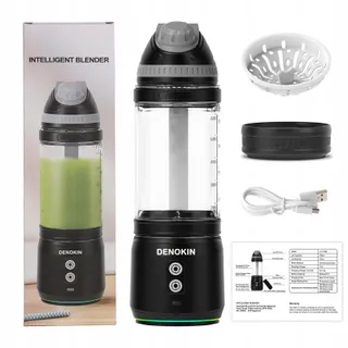 DENOKIN Draagbare Blender 700ml Smoothie Maker 6 Messen BPA-vrij — miniatuur 7