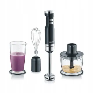 GRAEF HB502 Staafmixer 800W Ergonomisch Zwart — miniatuur 1