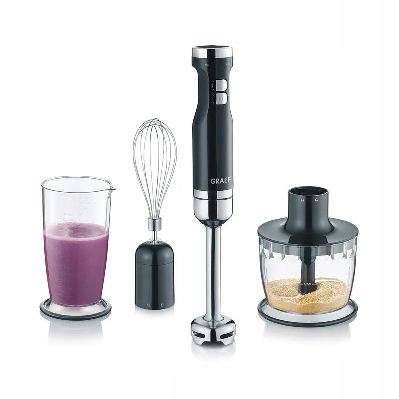 GRAEF HB502 Staafmixer 800W Ergonomisch Zwart — foto 1