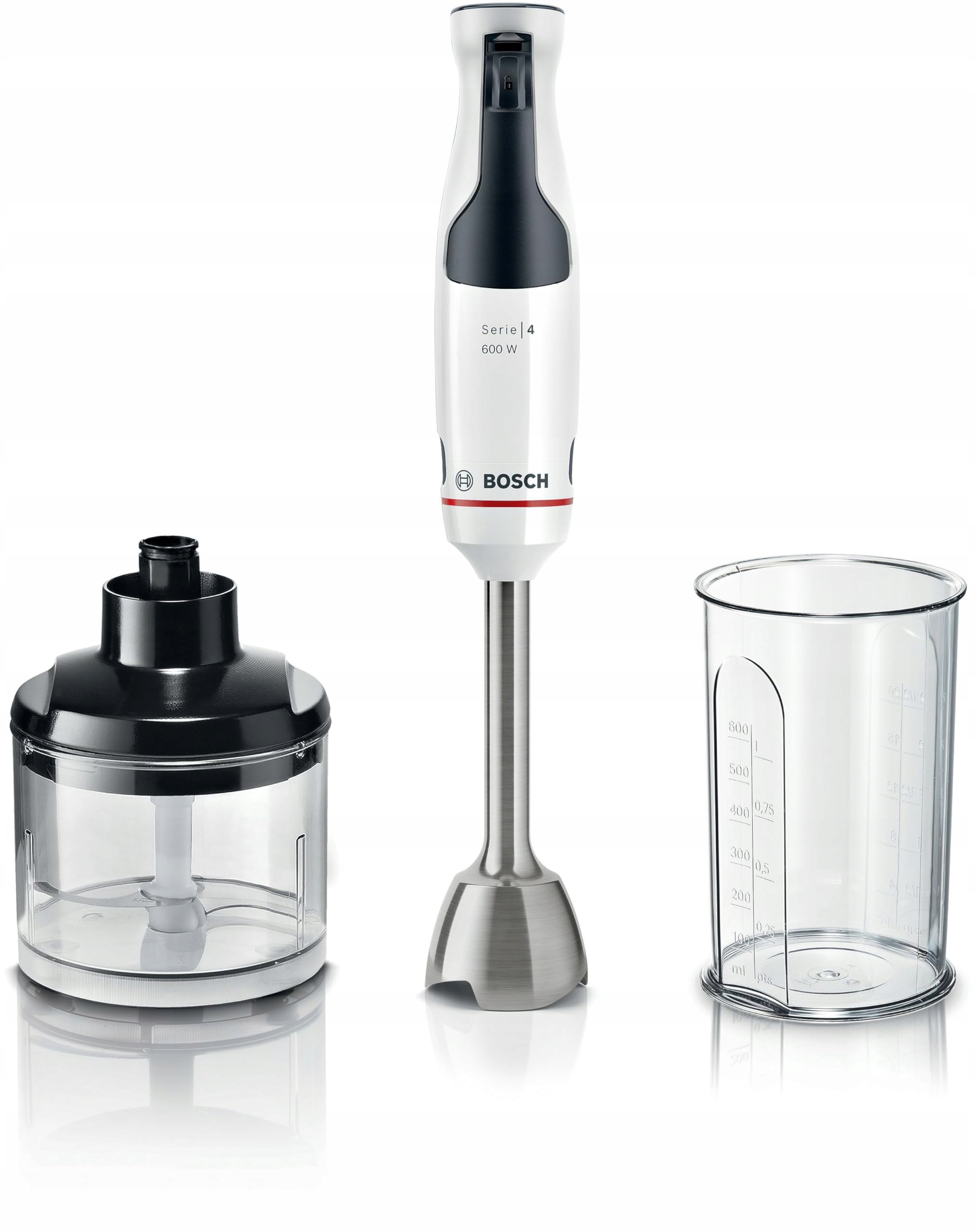 BOSCH MSM4W220 Staafmixer 600W Hakmolen 4 Messen Wit