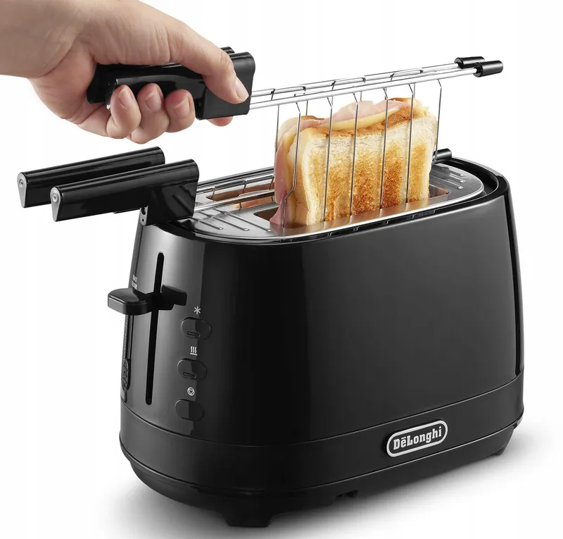 DE LONGHI CTLAP2203 Broodrooster met Tang 550W Zwart — foto 3