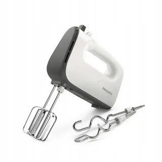 PHILIPS HR3741/00 Handmixer 450W 5 Snelheden Turbo Wit-Zwart