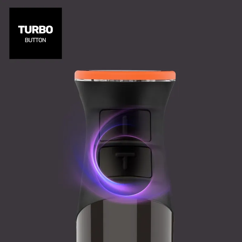 TAURUS BAPI 1200 Staafmixer 1200W Turbo RVS Messen — foto 5