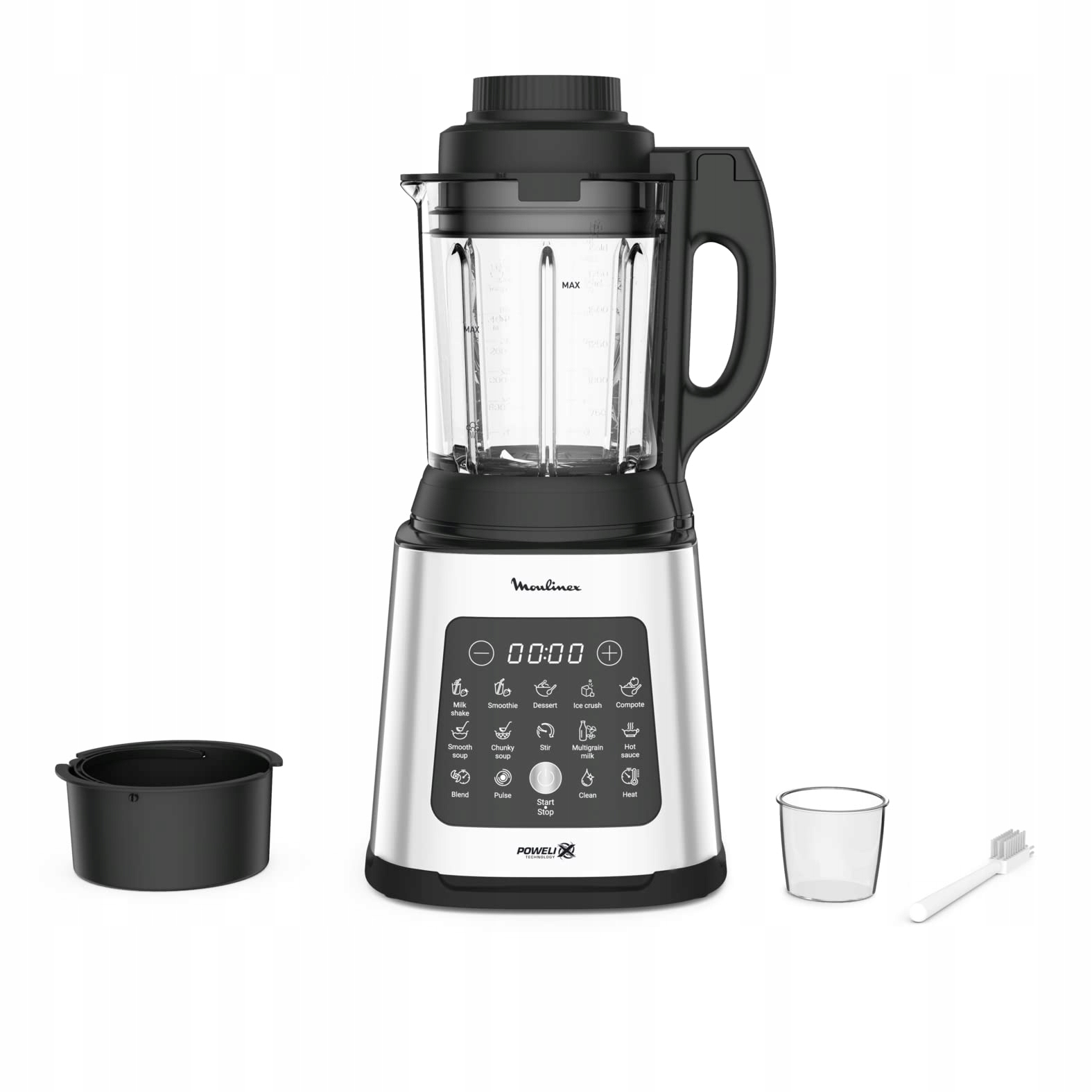 MOULINEX PerfectMix Cook Blender 1400W 10 Programma's 2L Touchscreen