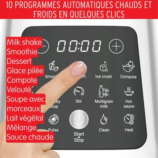 MOULINEX PerfectMix Cook Blender 1400W 10 Programma's 2L Touchscreen — miniatuur 3