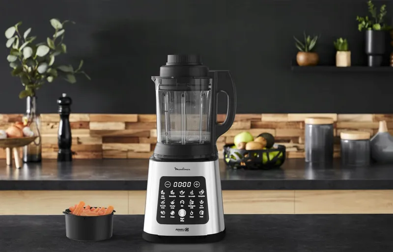 MOULINEX PerfectMix Cook Blender 1400W 10 Programma's 2L Touchscreen — foto 7