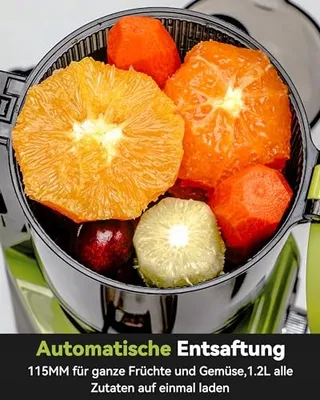 LINKCHEF Slow Juicer Sapcentrifuge 200W 1.2L BPA-Vrij — miniatuur 3