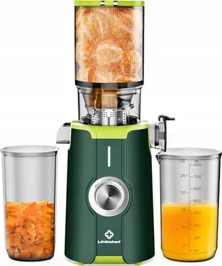 LINKCHEF Slow Juicer Sapcentrifuge 200W 1.2L BPA-Vrij — miniatuur 1