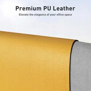 AOTHIA Bureau-onderlegger Antislip Suede PU-leer 80x40cm Beige — miniatuur 2