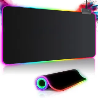 REALKY Gaming Muismat XXL 800x300mm 7 LED Kleuren