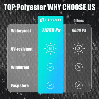 LCGOD Hoes Hangstoel Waterdicht UV- en Windbestendig — miniatuur 7