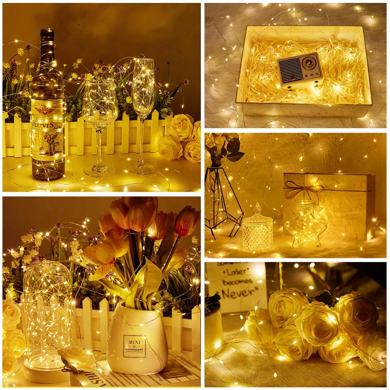LYNNON 2x100 LED Lichtketting Wit Buiten Waterdicht Afstandsbediening — foto 14