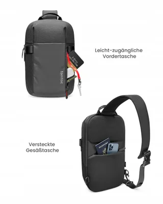 TOMTOC Schoudertas Waterdicht MacBook Air Pro 13-14 Inch — miniatuur 4