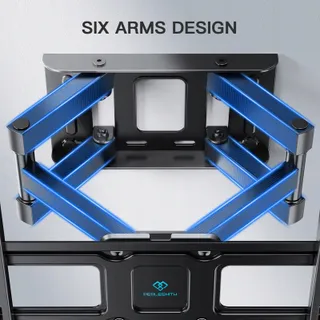 PERLESMITH TV Muurbeugel Draaibaar 26-65 Inch 45kg VESA 400x400 — miniatuur 2