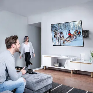 PERLESMITH TV Muurbeugel Draaibaar 26-65 Inch 45kg VESA 400x400 — miniatuur 8