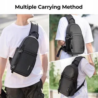 K&F KONZEPT Camera Schoudertas Crossbody DSLR Fotografie — miniatuur 8