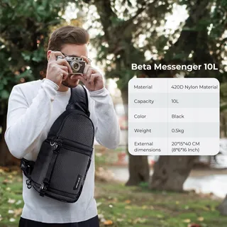 K&F KONZEPT Camera Schoudertas Crossbody DSLR Fotografie — miniatuur 6