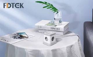 FDTEK Stekkerdoos 7-in-1 met USB voor Kantoor — miniatuur 8