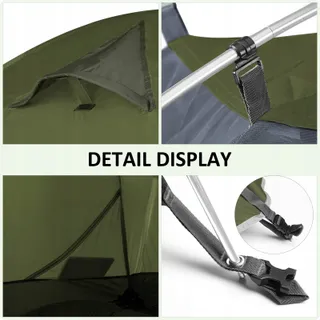 BESSPORT Tent 1 Persoon Ultralicht Waterdicht Camping — miniatuur 5