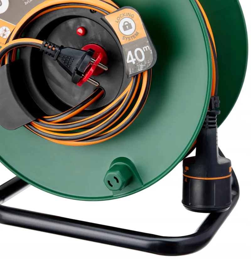 ELECTRALINE Kabelhaspel 40M 2x1,5 Electralock Vergrendeling — foto 4
