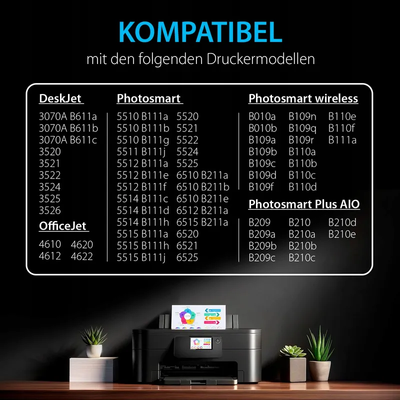 SMART INK Inktset HP 364XL 10 Stuks Photosmart OfficeJet — foto 3