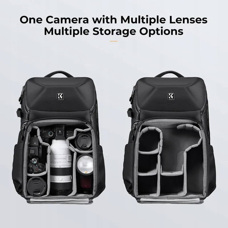 K&F CONCEPT Camerarugzak Waterdicht Multifunctioneel 20L DSLR — foto 3