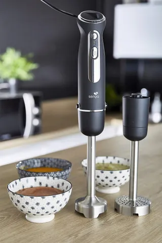 SENYA Staafmixer Puree Mix Mash Roestvrij Staal 600W — miniatuur 2