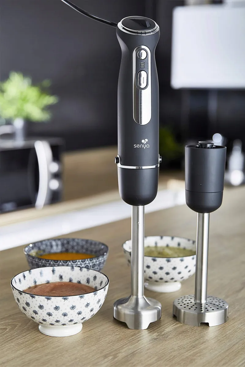 SENYA Staafmixer Puree Mix Mash Roestvrij Staal 600W — foto 2