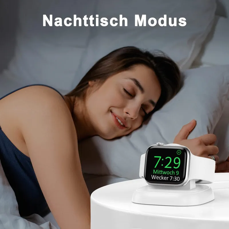 LVFAN Apple Watch Oplader USB-C Magnetisch Wit — foto 6