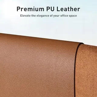 AOTHIA Bureau-onderlegger Leer Antislip 80x40cm Bruin — miniatuur 2