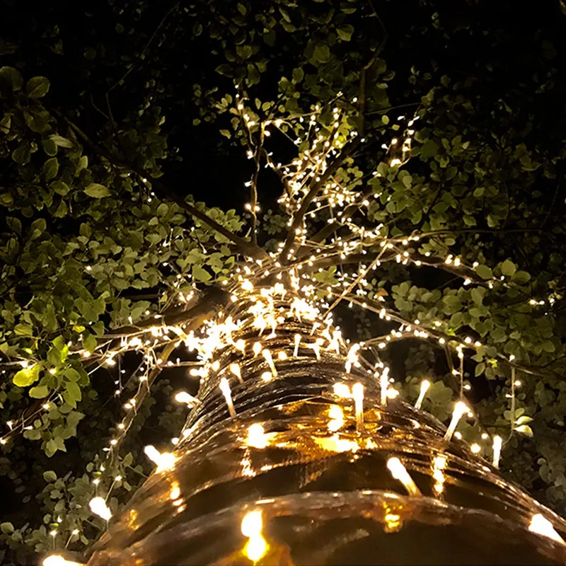 GRESONIC Lichtsnoer 100 LED Warm Wit Binnen En Buiten — foto 7