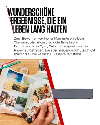 CANON SELPHY QX20 Mobiele Fotoprinter WiFi USB-C Sublimatie — miniatuur 7
