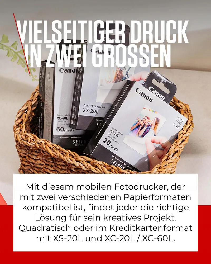 CANON SELPHY QX20 Mobiele Fotoprinter WiFi USB-C Sublimatie — foto 5