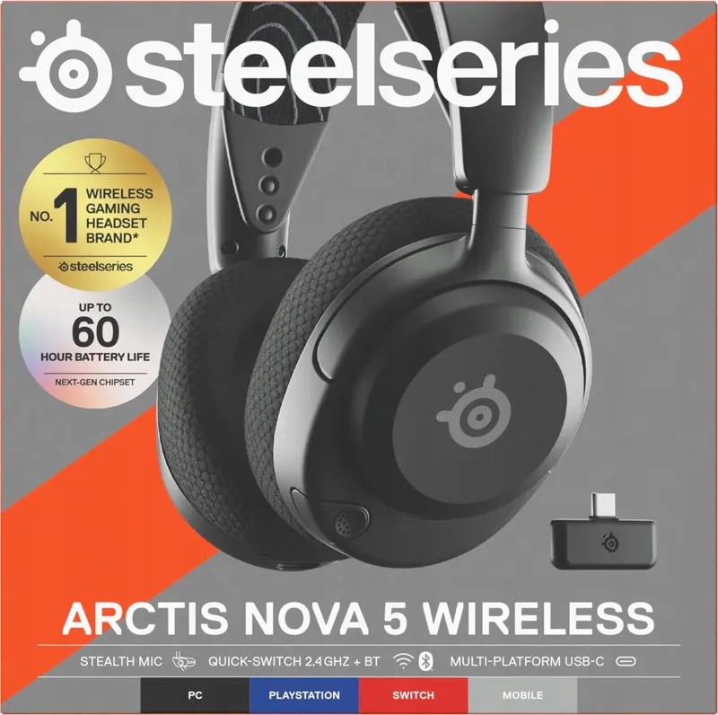 STEELSERIES Arctis Nova 5 Draadloze Gaming Headset PC PS4 PS5 Switch — foto 9