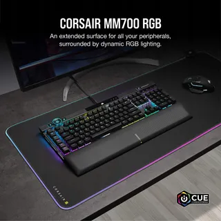 CORSAIR MM700 RGB Gaming Muismat 930x400mm 2 USB-Poorten — miniatuur 4